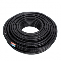 Gaine noire 10m ø 60 pour poêles à granulés ou pellets