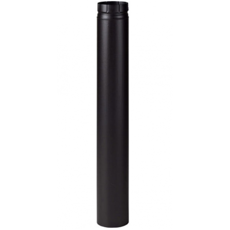 Tuyau émaillé pour poêles à bois noir 1000 mm Tuyau émaillé pour poêles à bois noir 1000 mm