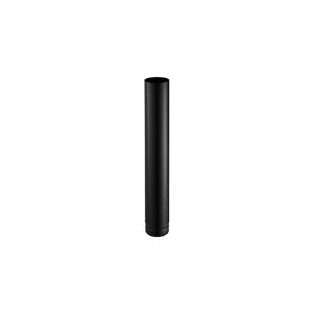 Tuyau émaillé pour poêles à bois noir 500 mm Tuyau émaillé pour poêles à bois noir 500 mm