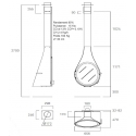 Plans de la Cheminée métallique Rocal Drop