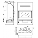 Foyer fermé à bois Rocal G450