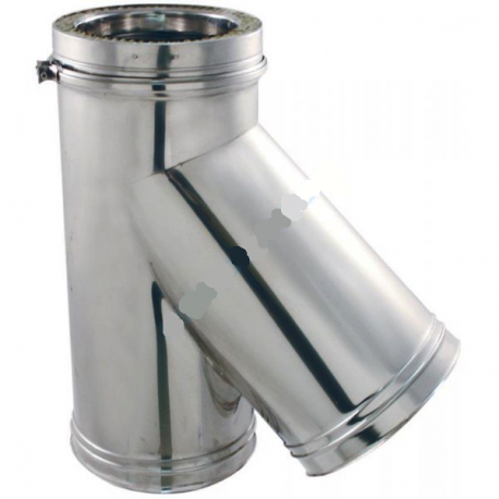 Té 135° pour poêles à bois et granulés Té 135° pour poêles à bois et granulés