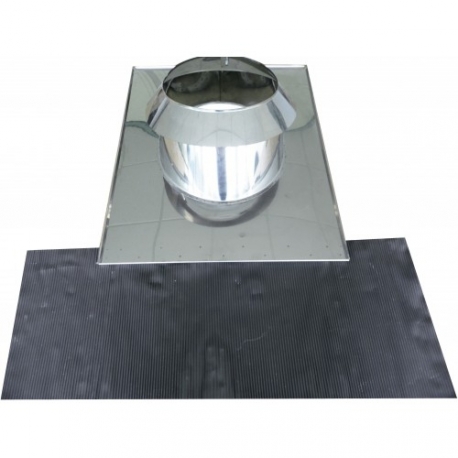 Solin tuile + Larmier pour poêles à granulés Solin tuile + Larmier pour poêles à granulés