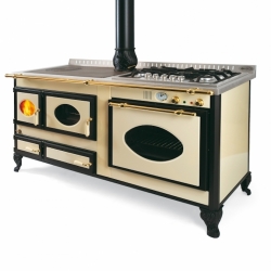 Cuisinière Mixte à Bois ou Piano de Cuisson Wekos 165 LGE / SF Rustica santoreggia