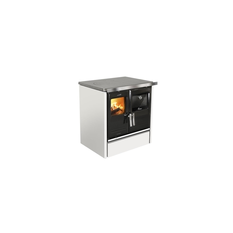 Cuisinière à bois Lacunza Etna ETNA7T 9kW Bordeaux