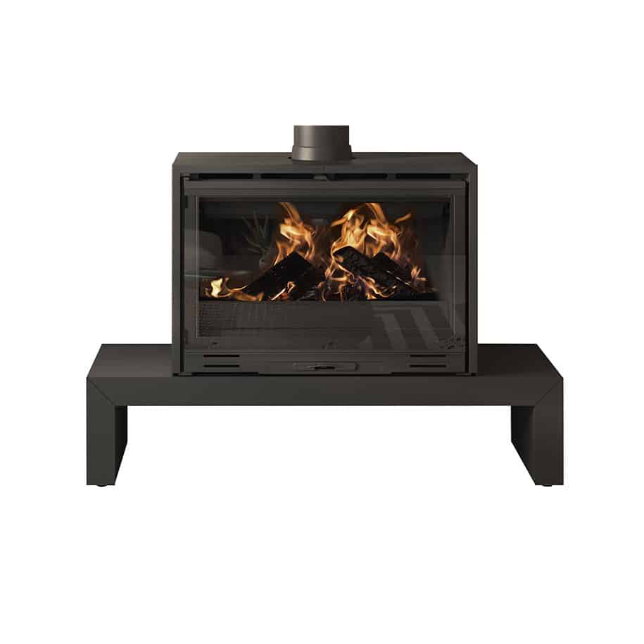 Découvrez le Poêle à bois Godin Mielan à Valence (puissance 11kw 77% rendement) chez Poêle & Ambiance, expert des poêles à bois Godin Mielan en Drôme Ardèche