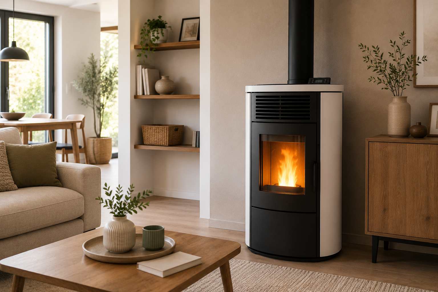 Le poêle à granulés est aujourd’hui l’une des solutions de chauffage les plus économiques pour les particuliers. Grâce au faible coût des granulés de bois et au rendement élevé des appareils modernes, il permet de réduire considérablement la facture énergétique par rapport au gaz, au fioul ou à l’électricité.